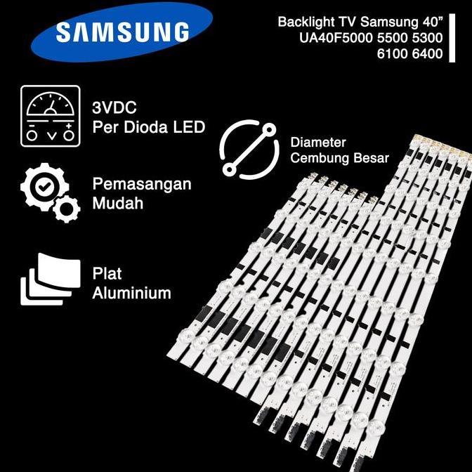 Backlight TV Samsung 40 Inch UA40F5000 5500 5300 6100 6400