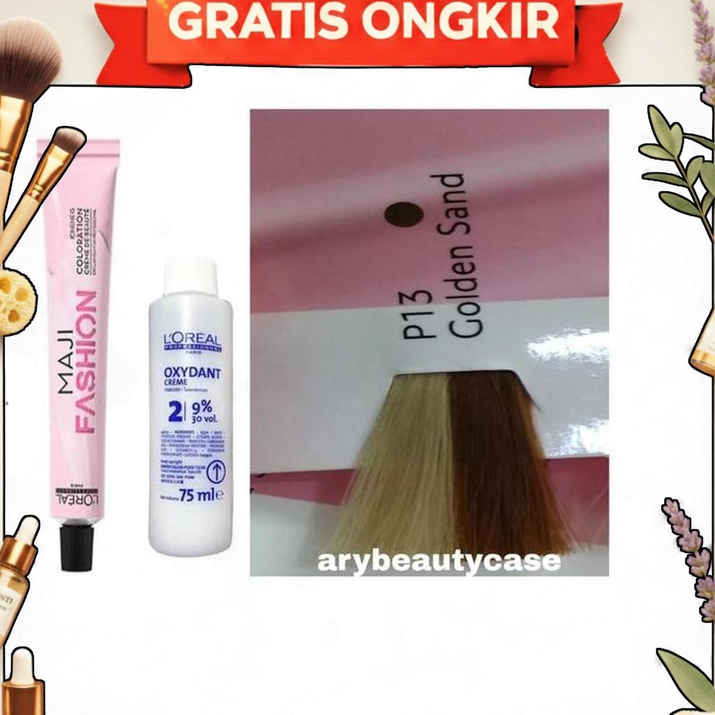 Cat Rambut Majifashion No P13 Golden Sand