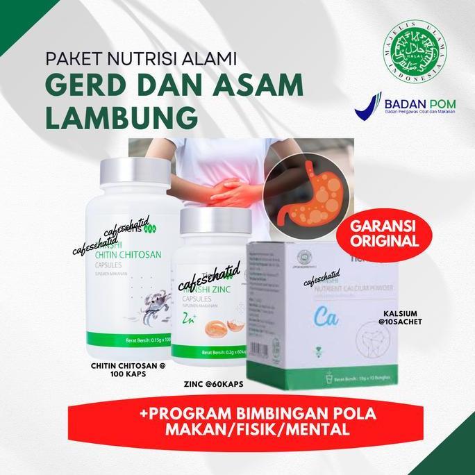 Asam lambung / Gerd - Chitin chitosan + Zinc + Kalsium murni