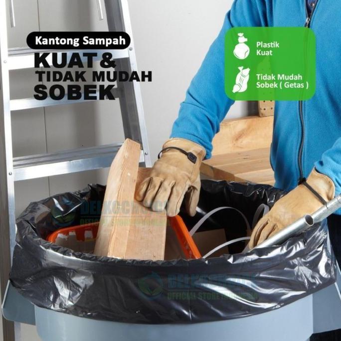 Cleanbit- Plastik Sampah Hitam 90X120Cm Jumbo Anti Bocor
