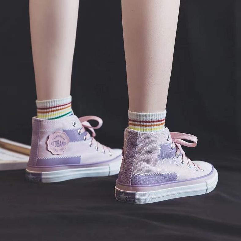 NEW PRODUCT SEPATU SNEAKERS KANVAS WANITA KOREA IMPORT 100%