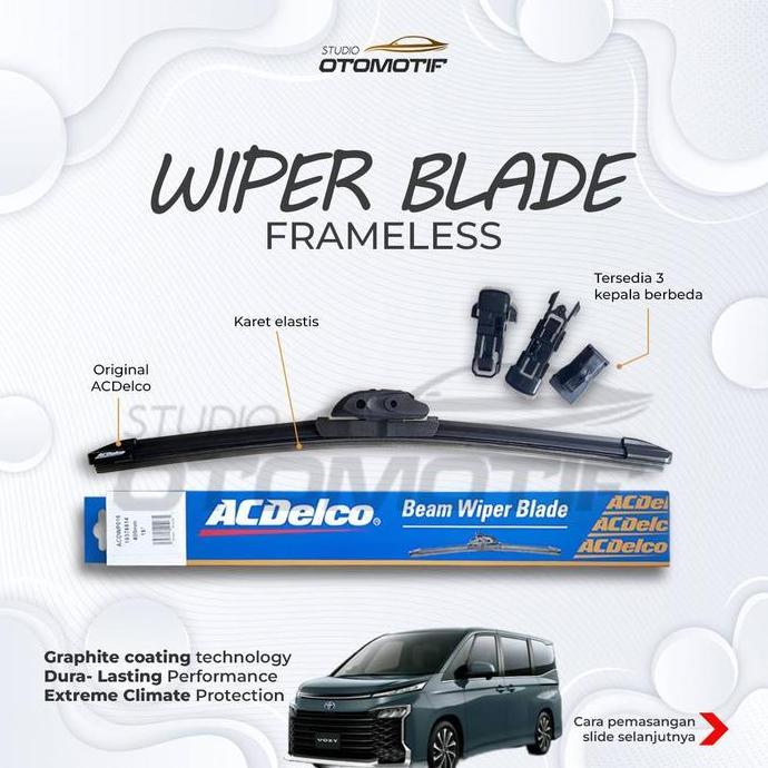 Wiper All New Voxy 2022 28-14 Acdelco Beam Frameless Asli