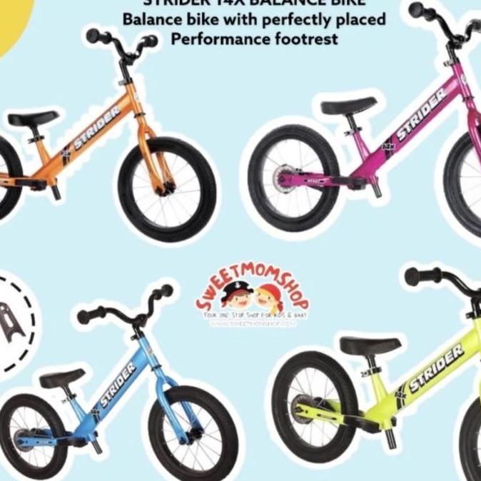 STRIDER BIKE 14X SPORT + PEDAL KIT-BALANCE BIKE