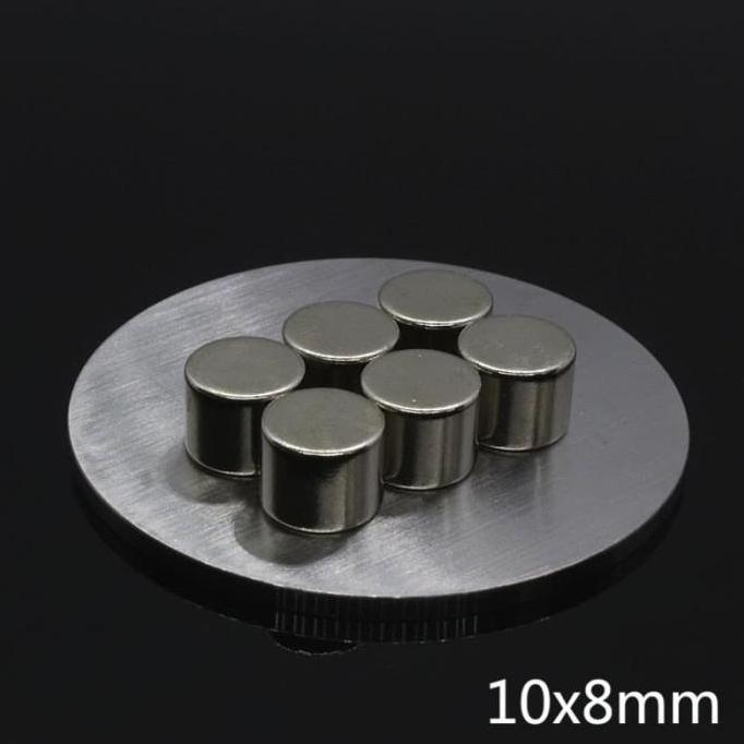 Magnet Neodymium Bulat Ketebalan 6mm dan 8mm