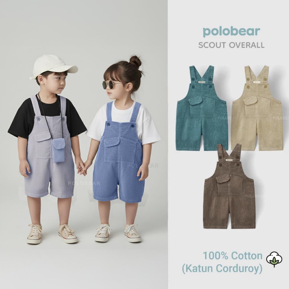 POLOBEAR - Scout Overall (Celana Kodok Corduroy Anak)