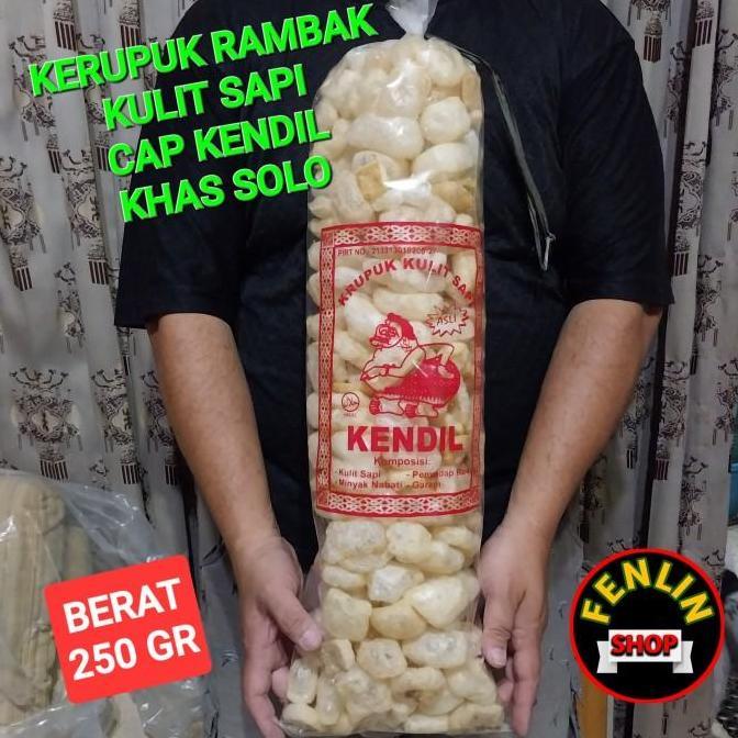 KRUPUK RAMBAK SAPI KENDIL SOLO JUMBO 275 GR