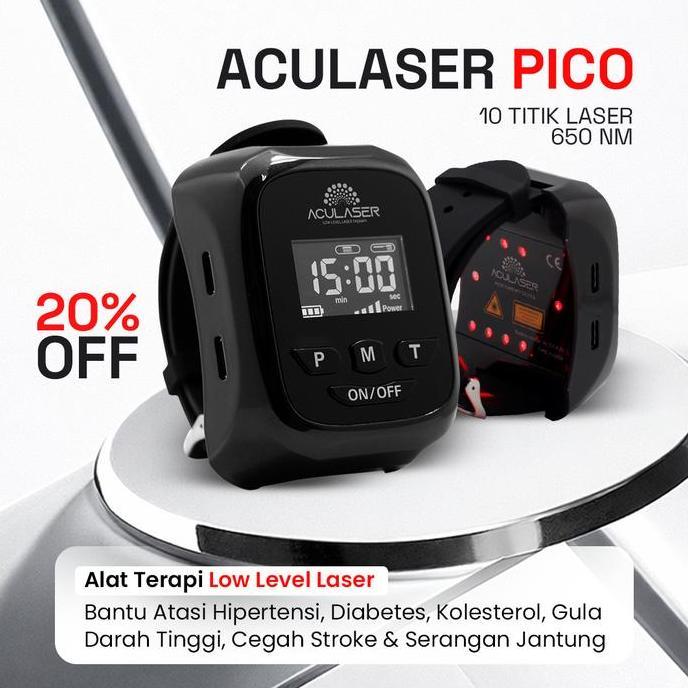 LAPAKJAJAN33 - ACULASER PICO JAM TERAPI LASER KESEHATAN BANTU ATASI HIPERTENSI DIABETES STROKE KOLES
