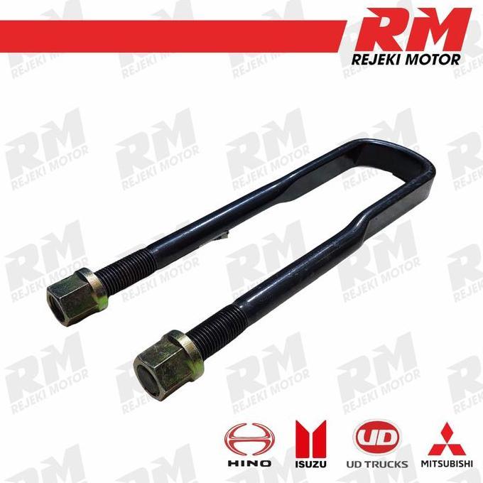 Promo U-Bolt Hino Lohan Belakang M27x93x450 BAJA OEM Diskon