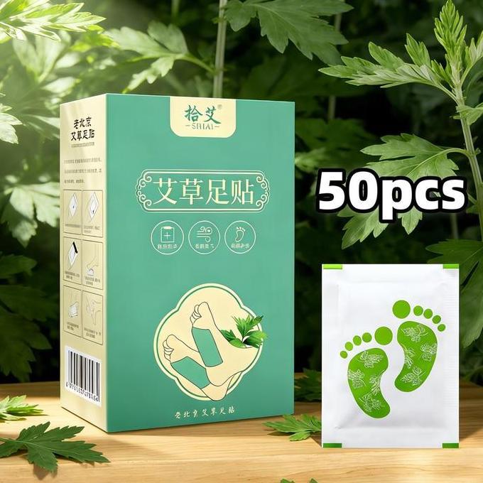 BAJANTEKNO 50pcs Koyo Kaki Detox Foot Patch Itsuki Kenko Foot Patch Detox Kaki Relief Kelelahan