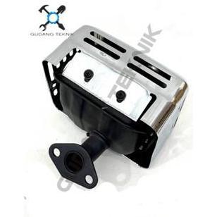 BAJANTEKNO (106 JF MATRIX) Knalpot CHROME Engine CX160 CX200 Silincer JF MATRIX / Muffler Mufler Mes