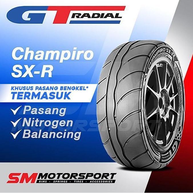 Terlaris Gt Radial Champiro Sx-R Sx R Sxr 195 50 R15 15 Semi Slick Semislick