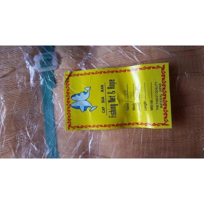 Fishx- Jaring Ikan Notice 3/8'' Buat Anco Ikan-Udang-Rebon 1X9Mtr