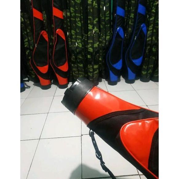 Fishx- Tas Joran Pancing Hard Case 90 Cm Fiber + Mangkok Tas Joran Pancing 2 Set Pancing Tas Joran T