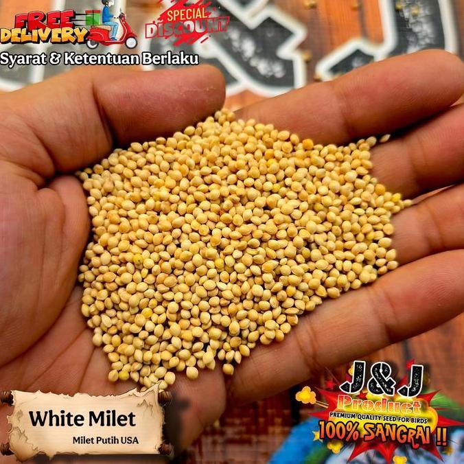 Lazatos- Milet Premium Bijian Sangrai Milet Putih Milet Cream Milet Hitam