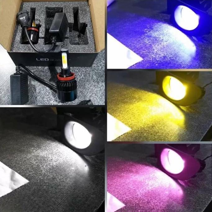 Promo Led cob h11 4 warna led foglamp Diskon