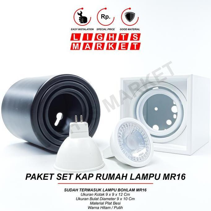 Paket Lampu Downlight Outbow Sorot Spot Light LED Spotlight Plafon