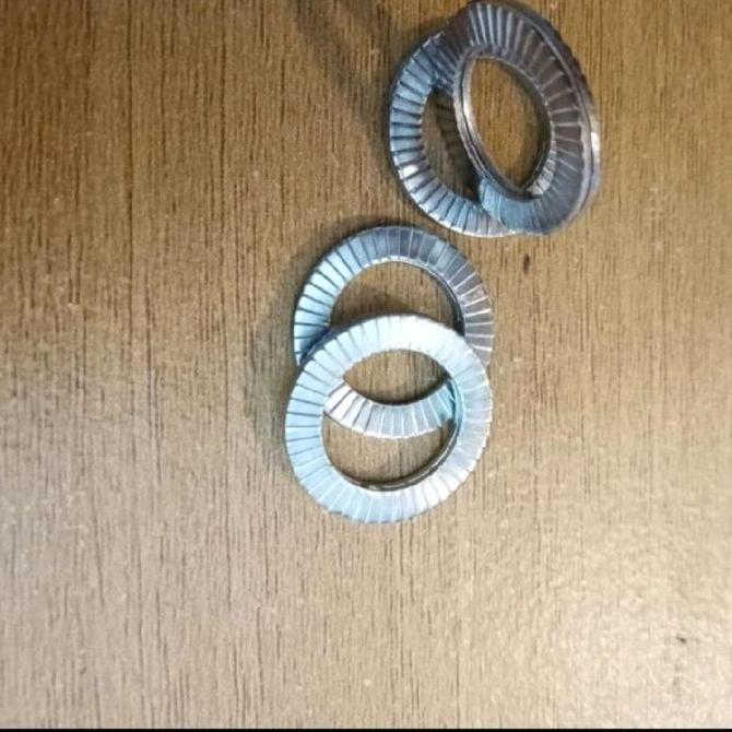 PROMO - nored lock NL16 stainless 316.ring double washer m16 ss.washer lock m16 ss.ring washer lock 
