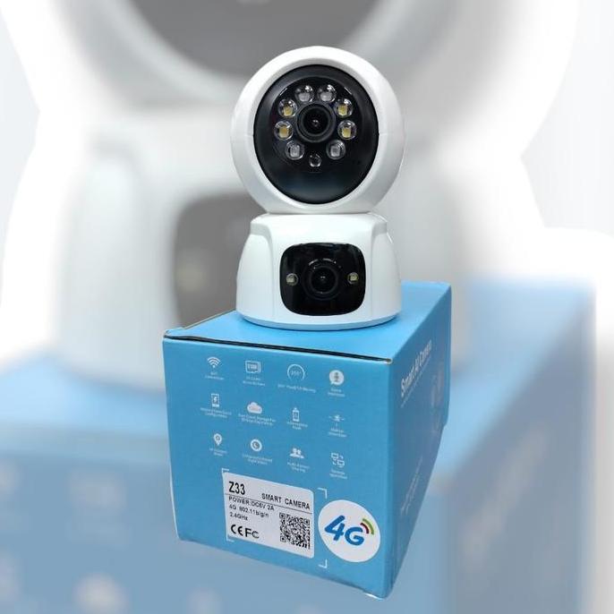 TERBARU - Kamera CCTV Gunakan Kartu SIM Card 4G PTZ Indoor Cctv Dual lansa