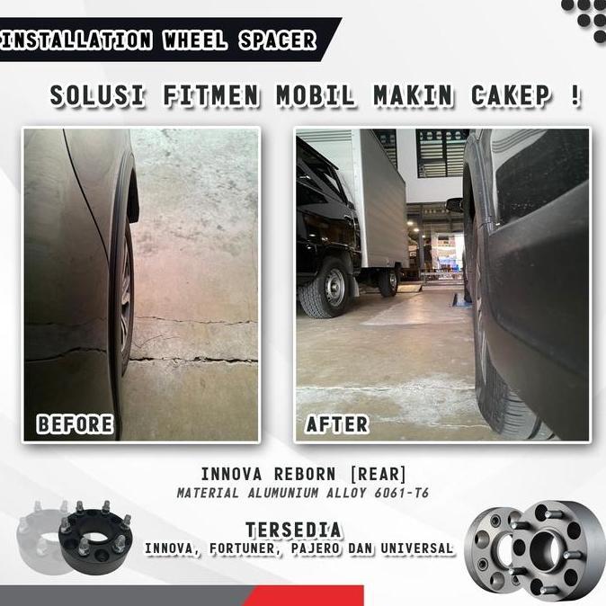 Promo ADAPTOR VELG SPACER ALUMUNIUM ALLOY T6061 TOYOTA FORTUNER Diskon