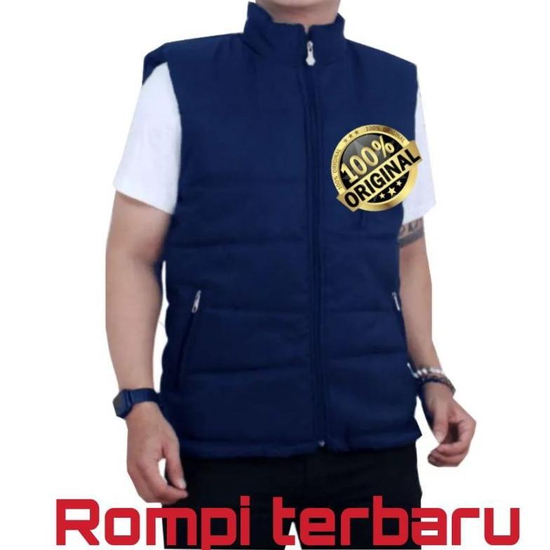STOK TIPIS Rompi Pria Wanita Terbaru/Pakaian Pria/Jaket Rompi