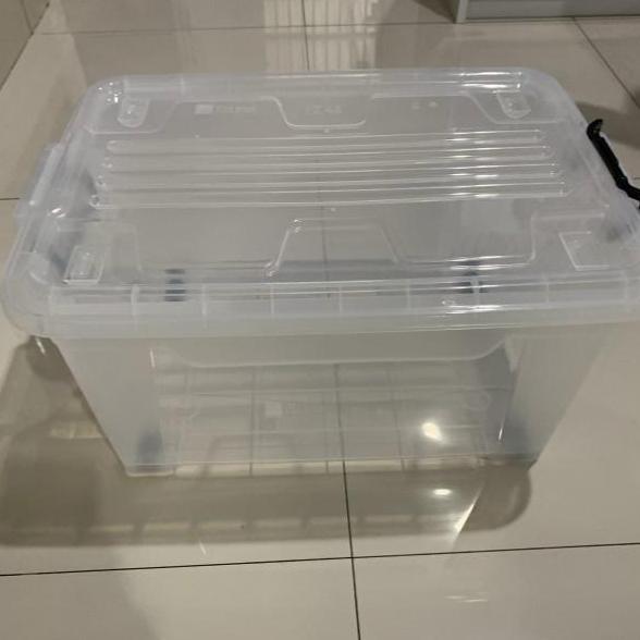 Box Container CB 52 Liter EZY Transparan Shinpo Kontainer Baju Plastik