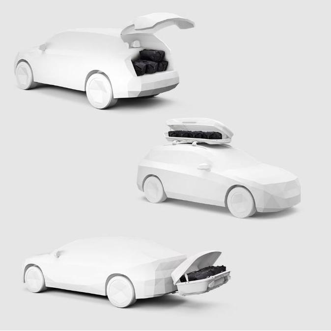 Thule Gopack Set isi 4 Tas Duffel Bag Thule for Roof Box Thule (TERBAIK) (TERBARU) (TERMURAH)