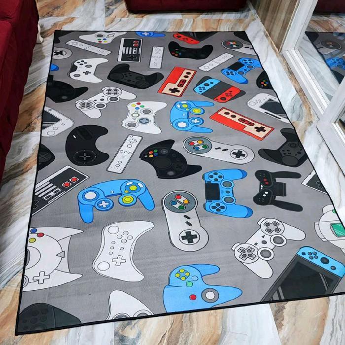 Karpet Karpet  Polyester Motif Game Tikar