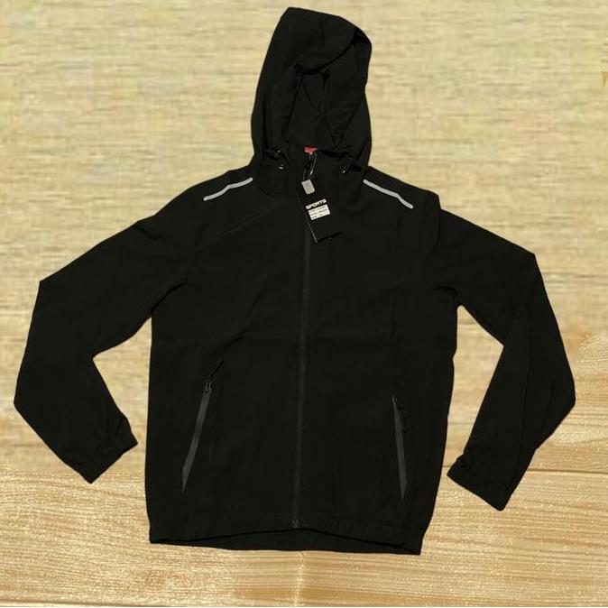TERMURAH - Jaket/jacket parasut micro import pria dan wanita / jaker olahraga gym running fitness jo