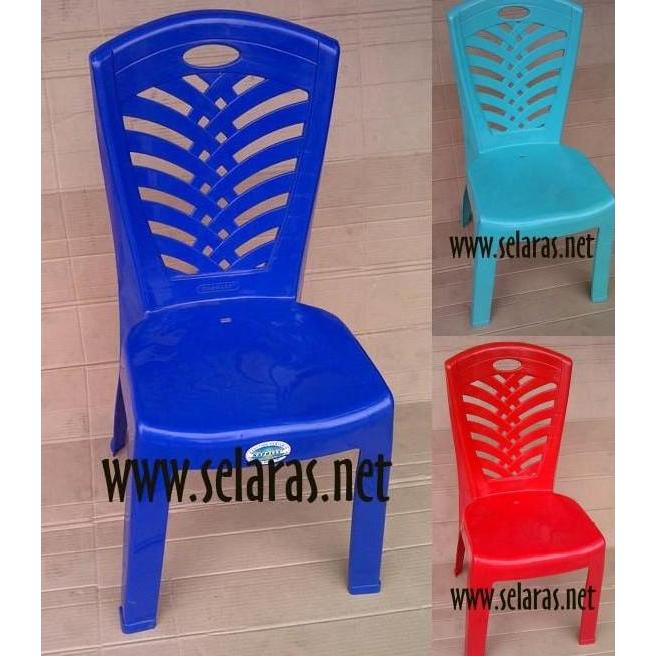 TERMURAH - Kursi Makan/ Kursi Kerja/ Kursi Resepsi Plastik Napolly 209 Biru