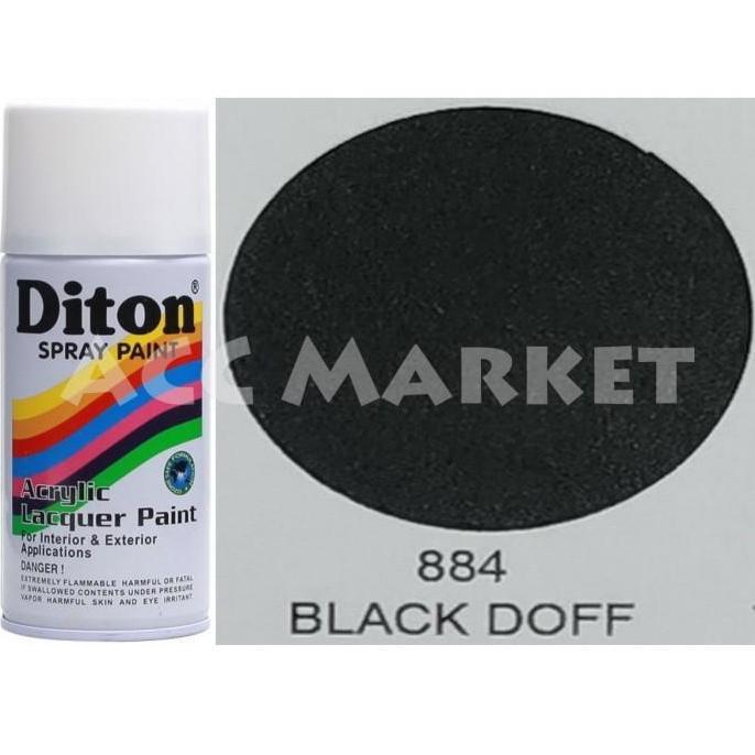 Colorbit- Pilox Diton 300Cc Pilok Pylox Hitam Doff Black 884