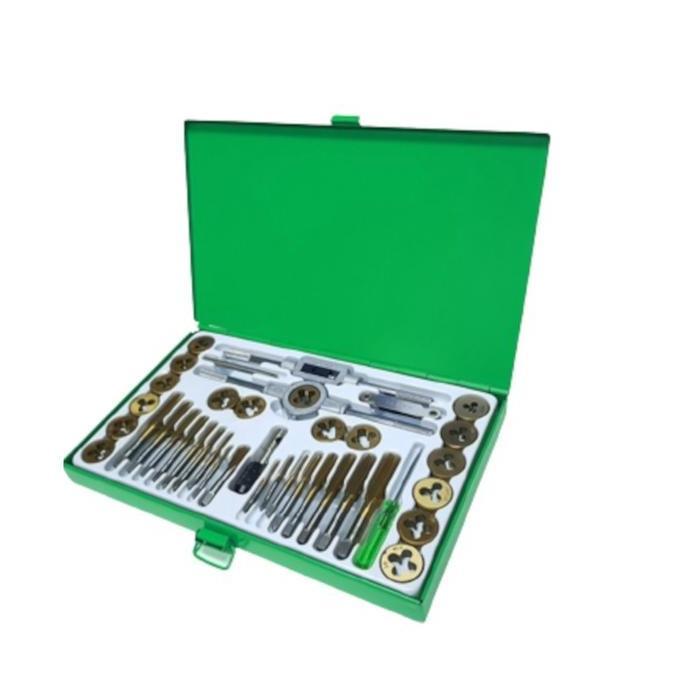 TEKIRO HAND TAP AND DIES SET 40 PCS - TAP & SNAI - ALAT ULIR DAN SNAI ORIGINAL DAN TERPERCAYA