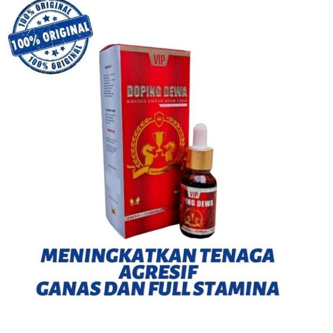 HARGA DISC - DOPING DEWA VIP SN JAMU OBAT DOPING AYAM PUKUL AGRESIF STAMINA POWER