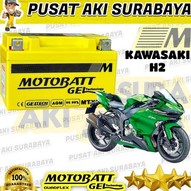 NEW JAMINAN GARANSI MOTOBATT MTX7A AKI GEL TERBAIK ACCU MOTOR  KAWASAKI NINJA H2 NINJA 250R 250 FI N