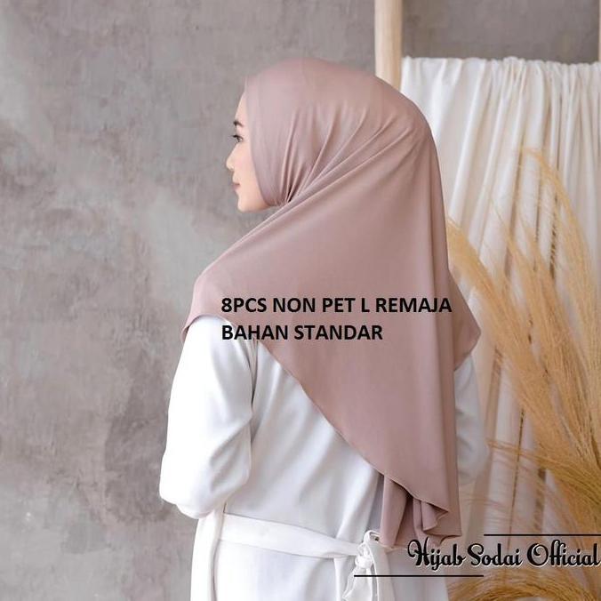 Xkxk- By Assalam - 88Rb Dapat 14Pcs Jilbab Sport Non Pet Tanpa Ped Jersey Premium Volly Hijab Bergo 