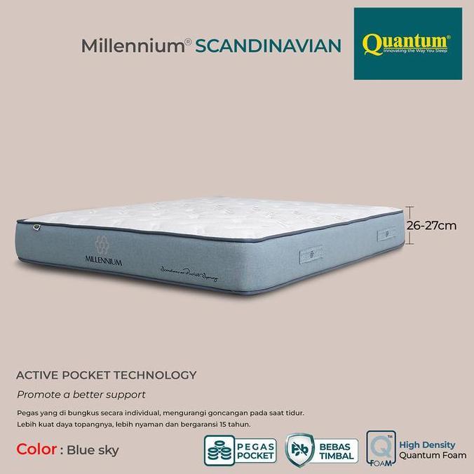 Quantum Millennium Scandinavian - Springbed (TERBAIK) (TERBARU) (TERMURAH)