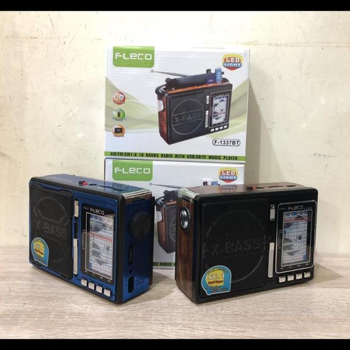 TERMURAH - Radio Jadul Fleco 1337BT - Radio Klasik Fleco - Radip Portable Fleco