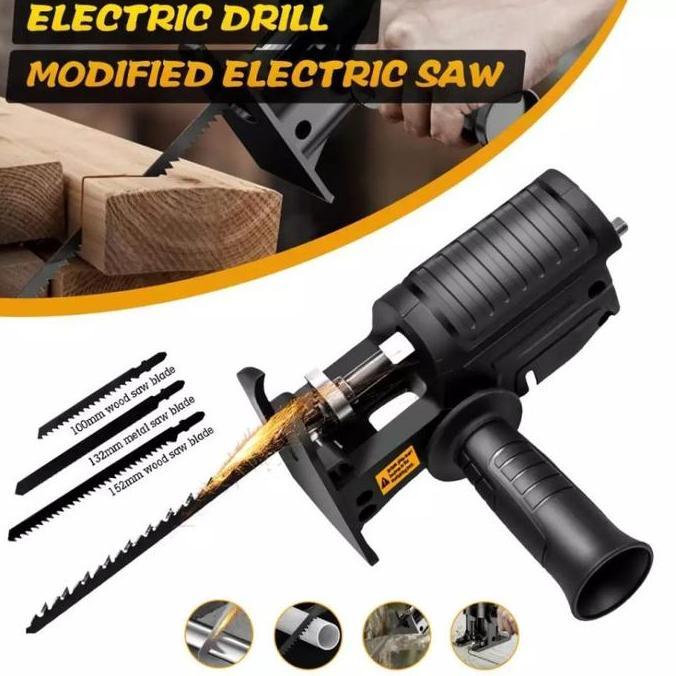 *****] Adapter Reciprocating Saw Adaptor Gergaji Listrik Jigsaw