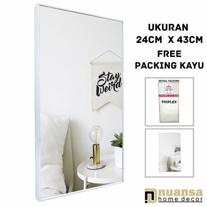 TERLARIS - CERMIN GANTUNG - CERMIN DINDING - KACA - CERMIN MINIMALIS - KACA CERMIN - CERMIN FRAMELES