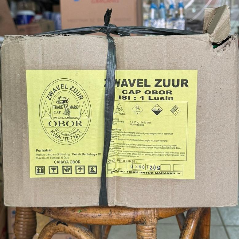 Bisa Cod Zwavel Zuur Cap Obor 1000 Ml/1 L/Asam Cuka Campuran Air Aki Dan Pembeku Getah Karet 1 Liter