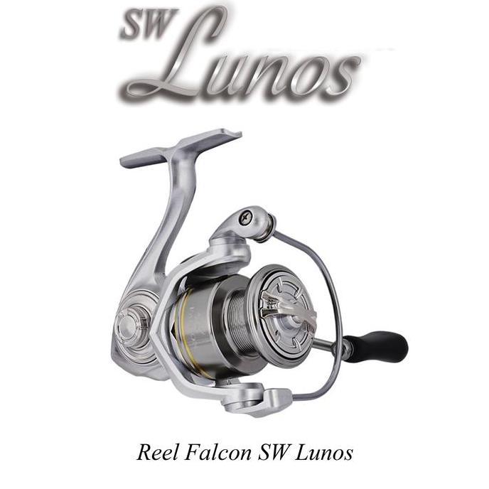 TERBARU - Reel Pancing Falcon Lunos Saltwater 8+1 Sealed Stainless Steel Bearing - CNC Power Handle 