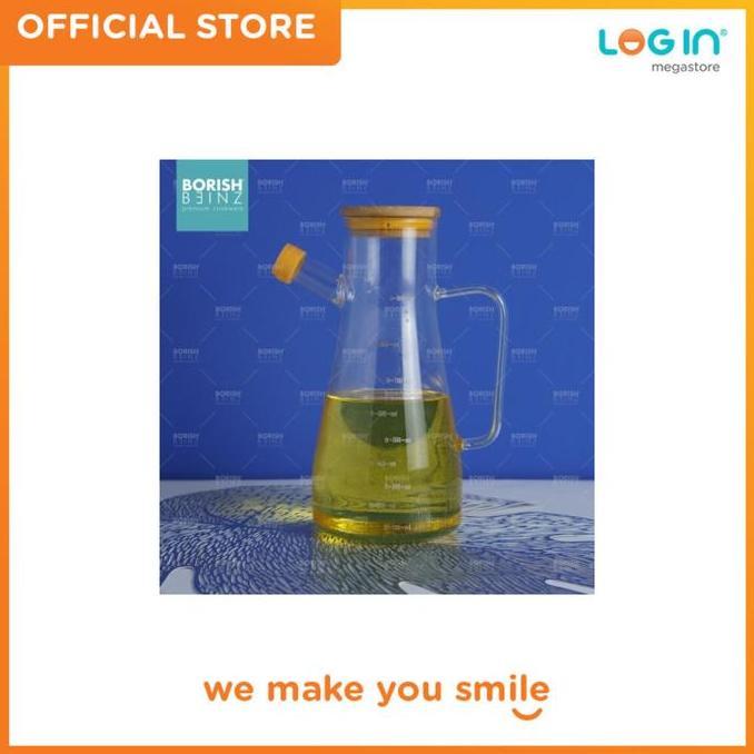 BORISH BEINZ BOTOL MINYAK LX 7 GLASS OILPOT 900ML (TERBAIK) (TERBARU) (TERMURAH)