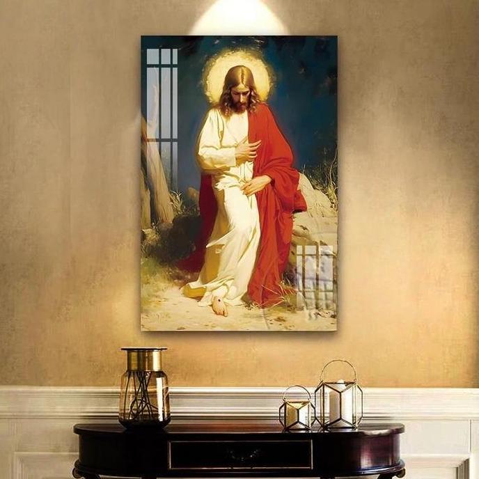 Promo Dindingmuse Lukisan Hiasan Dinding Hari Paskah Lukisan Dinding Yesus Dekorasi Ruang Tamu Lukis