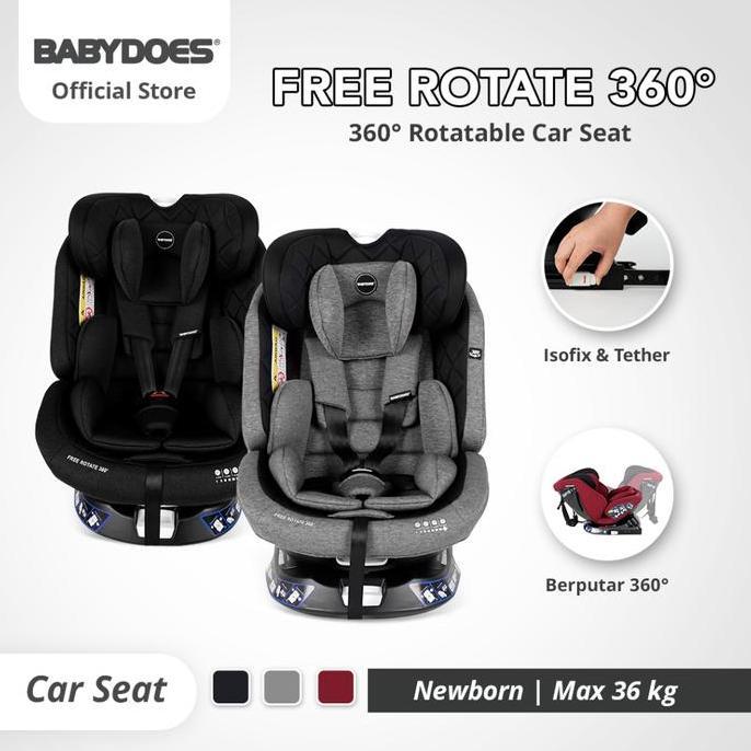 Lansungkirim- Babydoes Carseat Ch 8749 Free Rotate 360