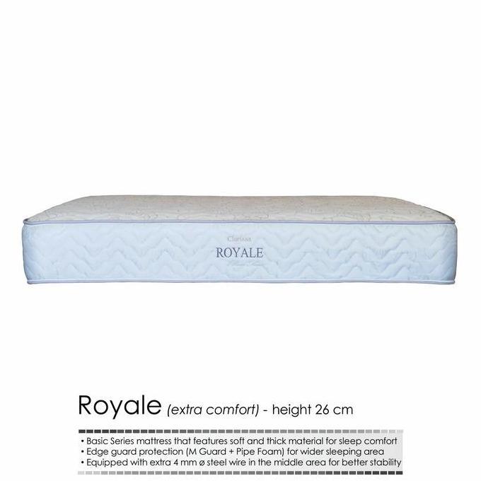 Clarissa Kasur Spring Bed Royale (Extra Comfort) (TERBAIK) (TERBARU) (TERMURAH)
