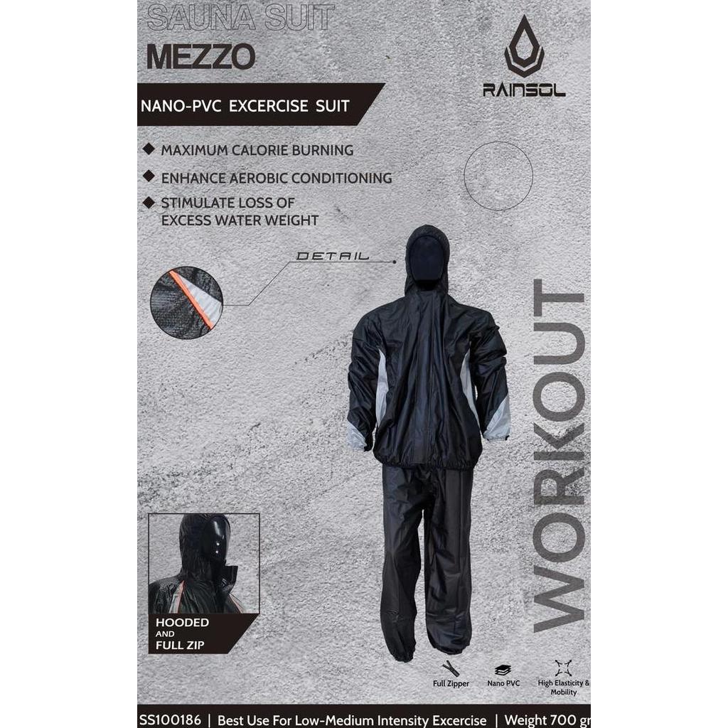 NEW Sauna Suit Mezzo | Baju Sauna | Jaket Sauna | Setelan Sauna | ORIGINAL