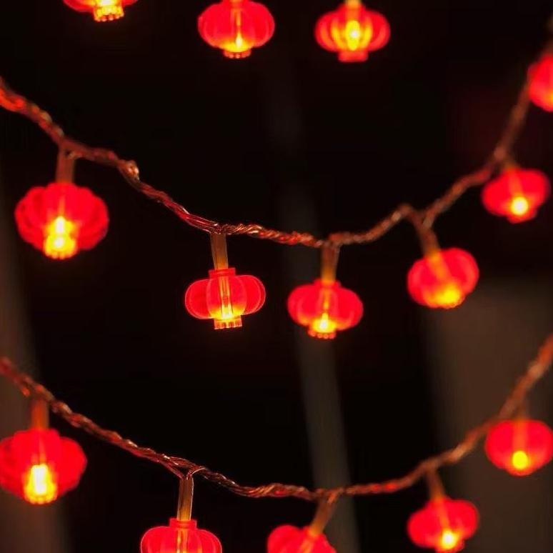 Lampu Led String Hiasan Lampu Imlek/Ornamen Imlek/Lampion Imlek/Lentera Imlek Grosir
