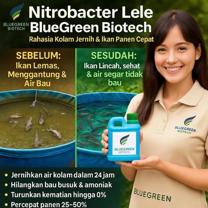 Nitrobacter Premium Cair 100 ml - Probiotik Air Jernih & Kesehatan Ikan Udang Kepiting