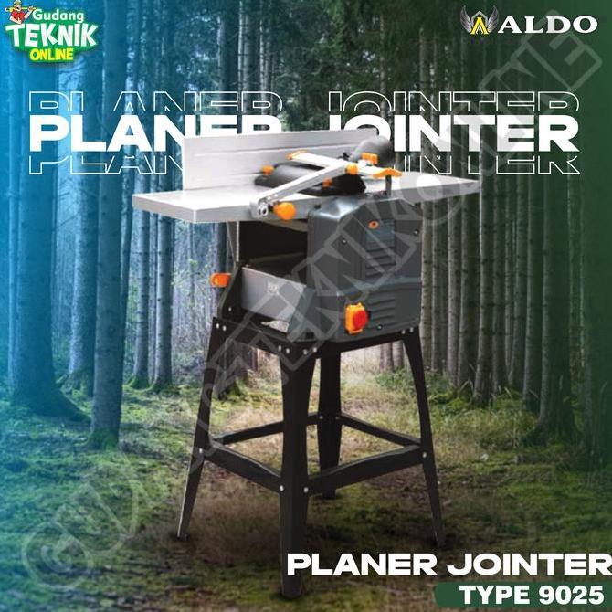 CARDIENAL Mesin Jointer Serut Kayu 10" ALDO 9025 / Wood Jointer 10 Inch Meja Perata Ketam Lurus Siku