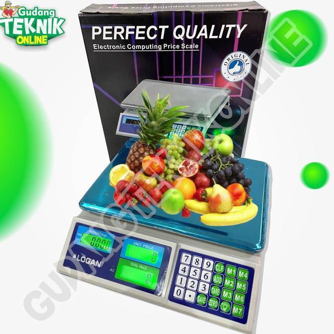 DHEALOKA Timbangan Duduk Digital 30KG RC-14 LOGAN / Timbangan Digital Sayuran Buah Beras Laundri 30 