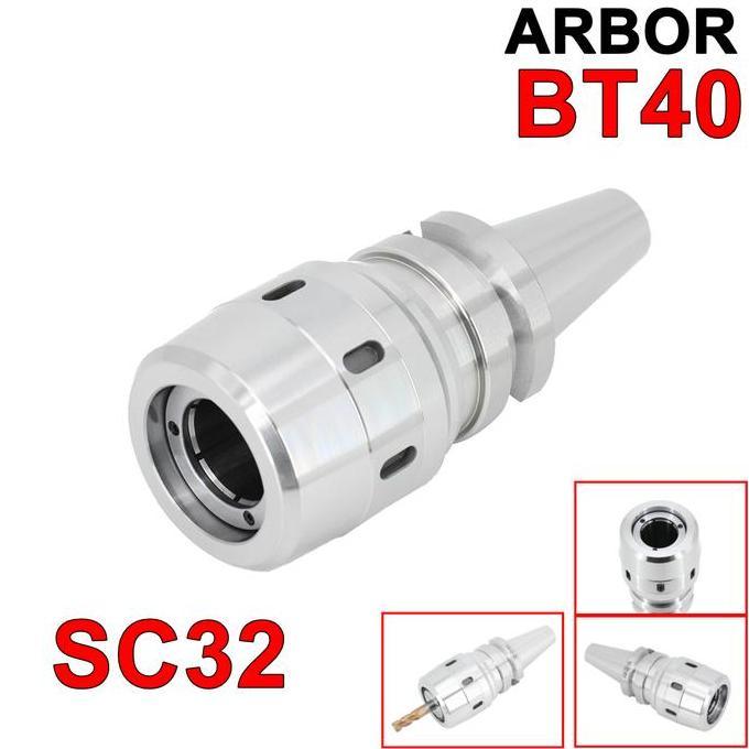 LOPHEZONE ARBOR BT40 C32 105 MILLING COLLET CHUCK C 32 HOLDER BT 40 SC32
